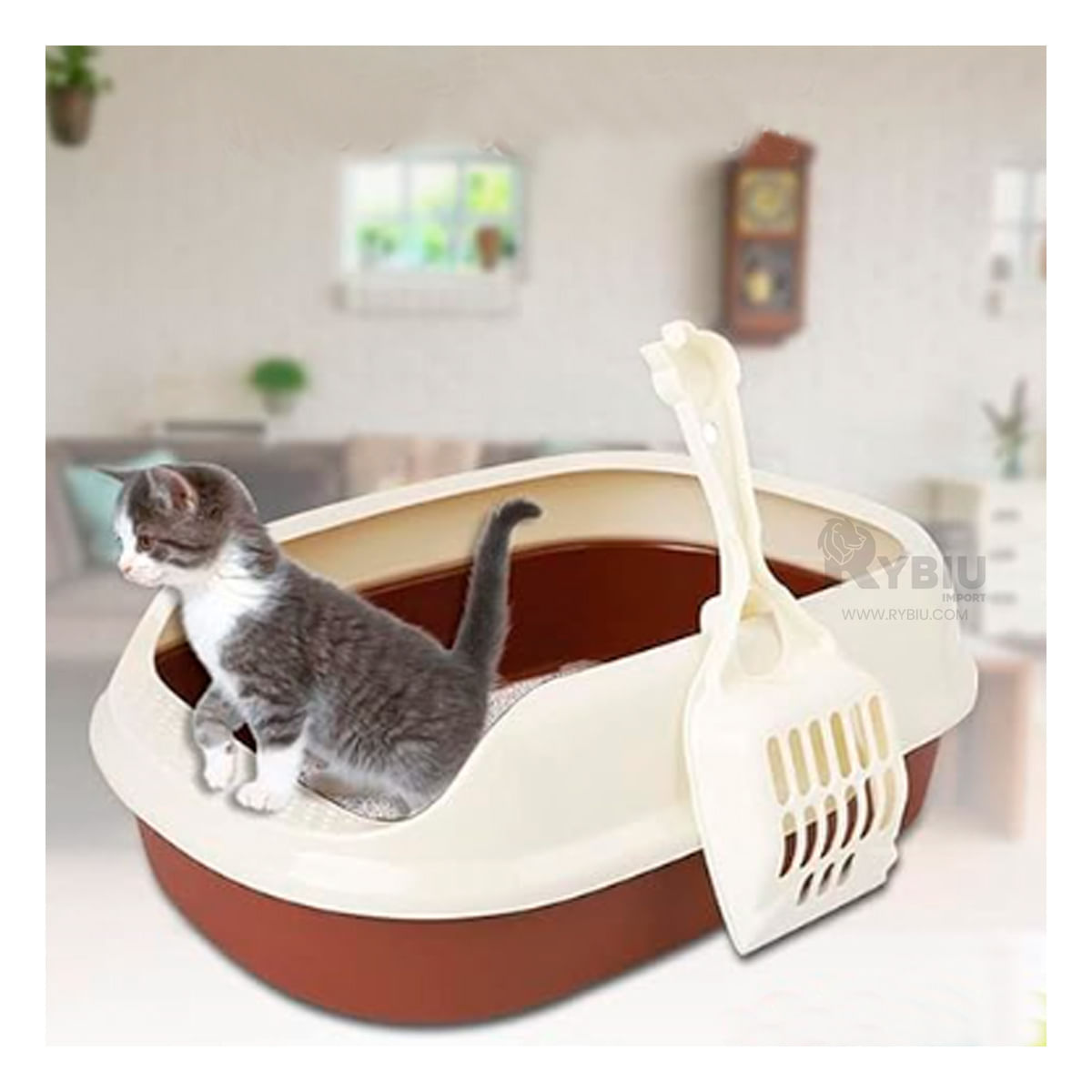 Arenero mas Pala Coladora en Marron+Stickers