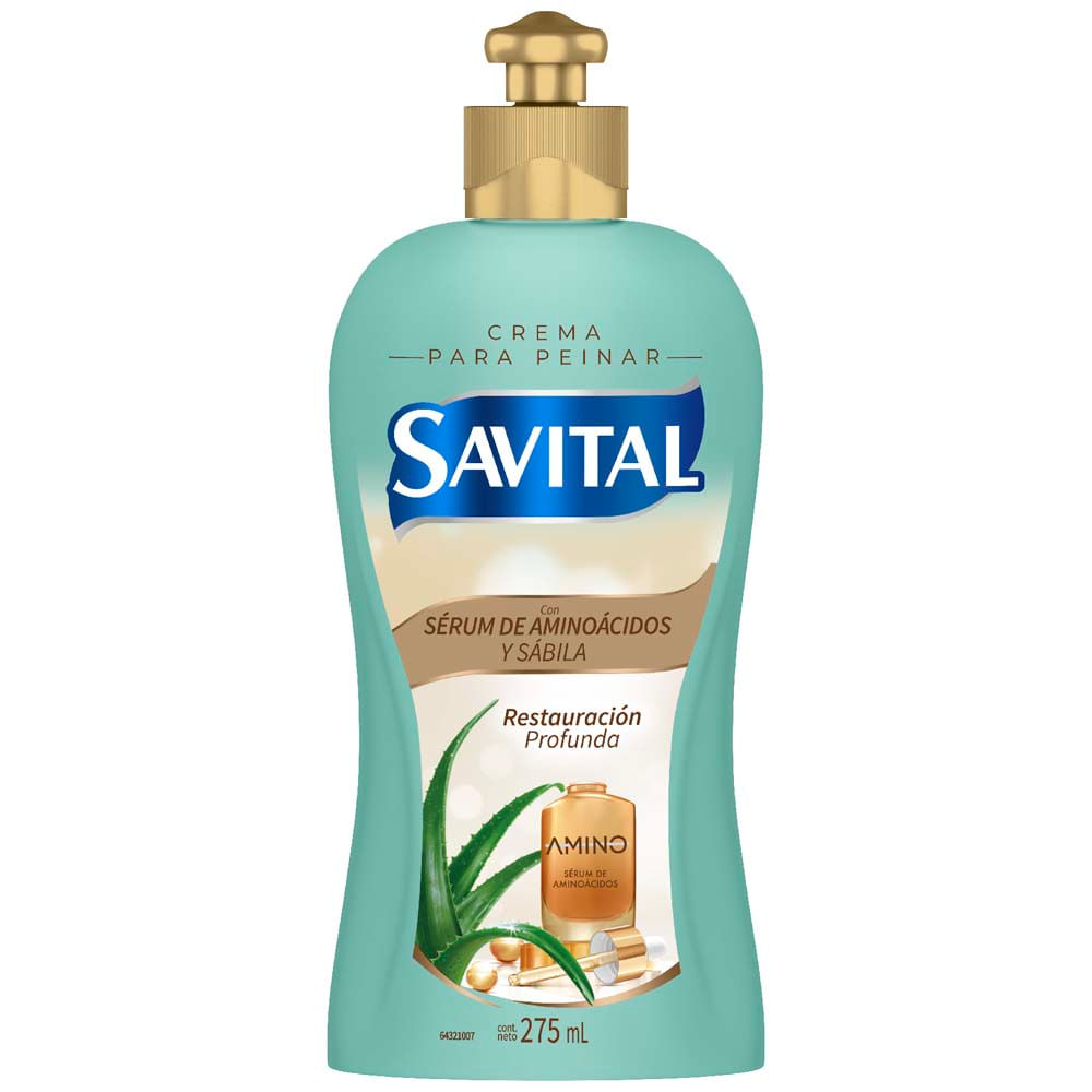Crema para Peinar SAVITAL Aminoácidos 275ml