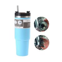 Termo Liso Tomatodo Acero Inox Con Sorbete Celeste 890 Ml