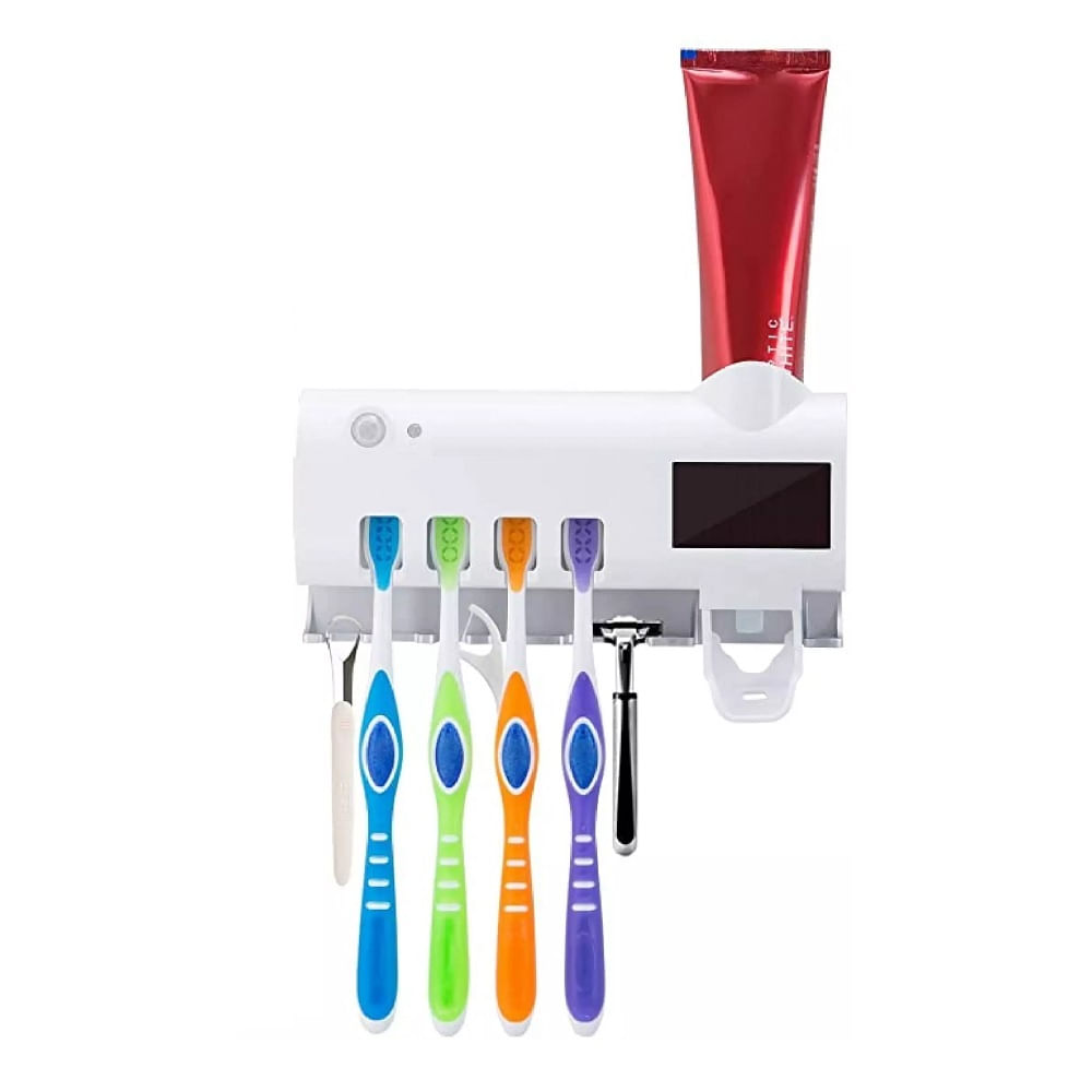 Porta Cepillos Dental con Desinfectante Luz UV