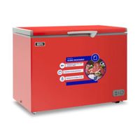 Congelador 340L con Tina de Acero Inoxidable TFI-3400WH Rojo