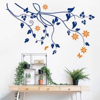 Vinilo Decorativo Árbol De Almendro para pared Stickart Pequeño 100 x 62 cm alto