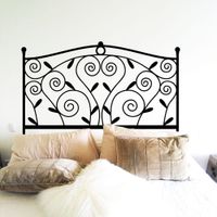Vinilo Decorativo Cabecero Antiguo para pared Stickart Pequeño 90 x 64 cm alto