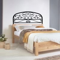 Vinilo Decorativo Cabecero Clásico para pared Stickart Pequeño 100 x 40 cm alto