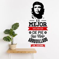 Vinilo Decorativo Che para pared Stickart Mediano 38 x 85 cm alto