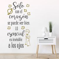 Vinilo Decorativo Con El Corazón para pared Stickart Mediano 40 x 85 cm alto