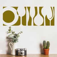 Vinilo Decorativo Copas para pared Stickart Pequeño 90 x 32 cm alto