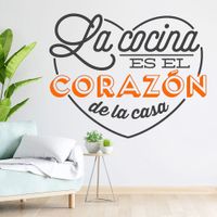 Vinilo Decorativo Corazón De La Casa para pared Stickart Mediano 75 x 60 cm alto