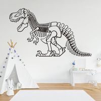 Vinilo Decorativo Dinosaurio Rex para pared Stickart Mediano 100 x 60 cm alto