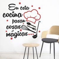 Vinilo Decorativo En Esta  para pared Stickart Pequeño 60 x 60 cm alto