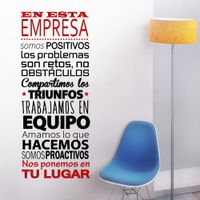 Vinilo Decorativo En Esta Empresa para pared Stickart Pequeño 34 x 80 cm alto