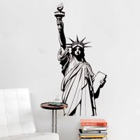 Vinilo Decorativo Estatua De La Libertad para pared Stickart Pequeño 33 x 70 cm alto