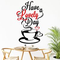 Vinilo Decorativo Have A Lovely Day para pared Stickart Pequeño 42 x 65 cm alto