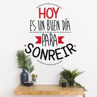 Vinilo Decorativo Hoy Es para pared Stickart Mediano 62 x 75 cm alto
