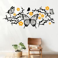 Vinilo Decorativo Mariposas para pared Stickart Mediano 105 x 46 cm alto