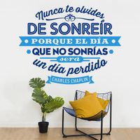Vinilo Decorativo Nunca Te Olvides para pared Stickart Pequeño 60 x 46 cm alto