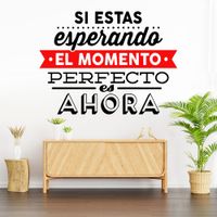 Vinilo Decorativo Si Estás para pared Stickart Mediano 80 x 60 cm alto