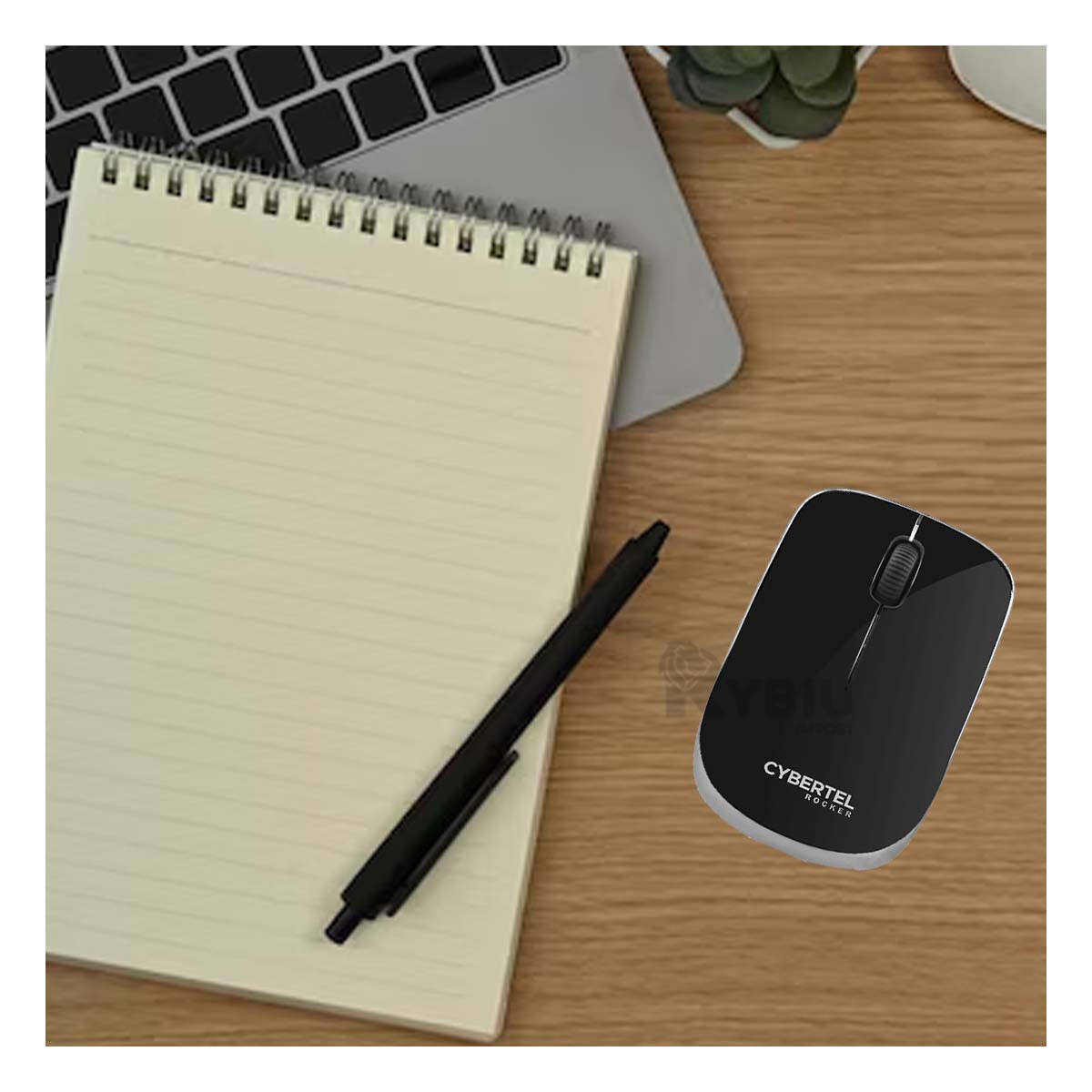 Mouse de Navegacion Sencilla y Control Fluido Negro