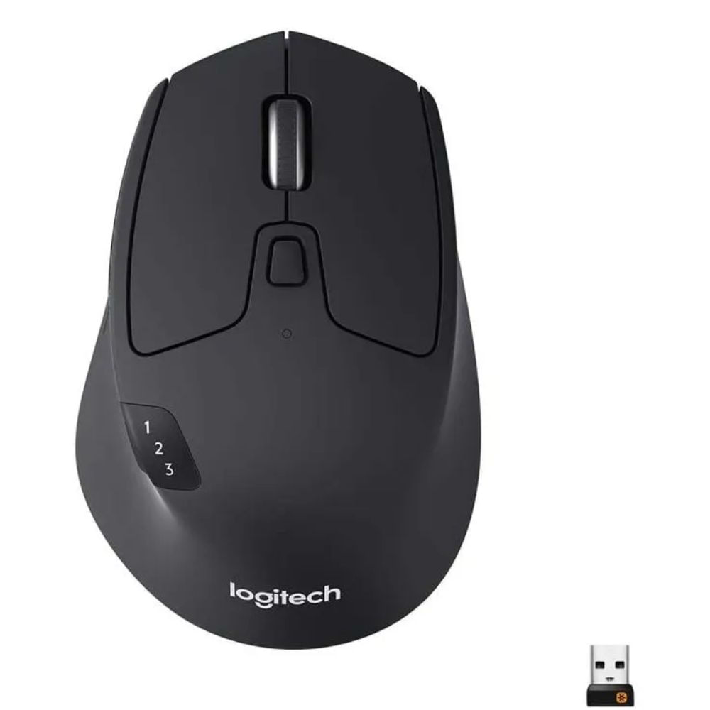 Mouse Logitech M720 Triathlon Wireless 8 botones 1000 DPI Negro