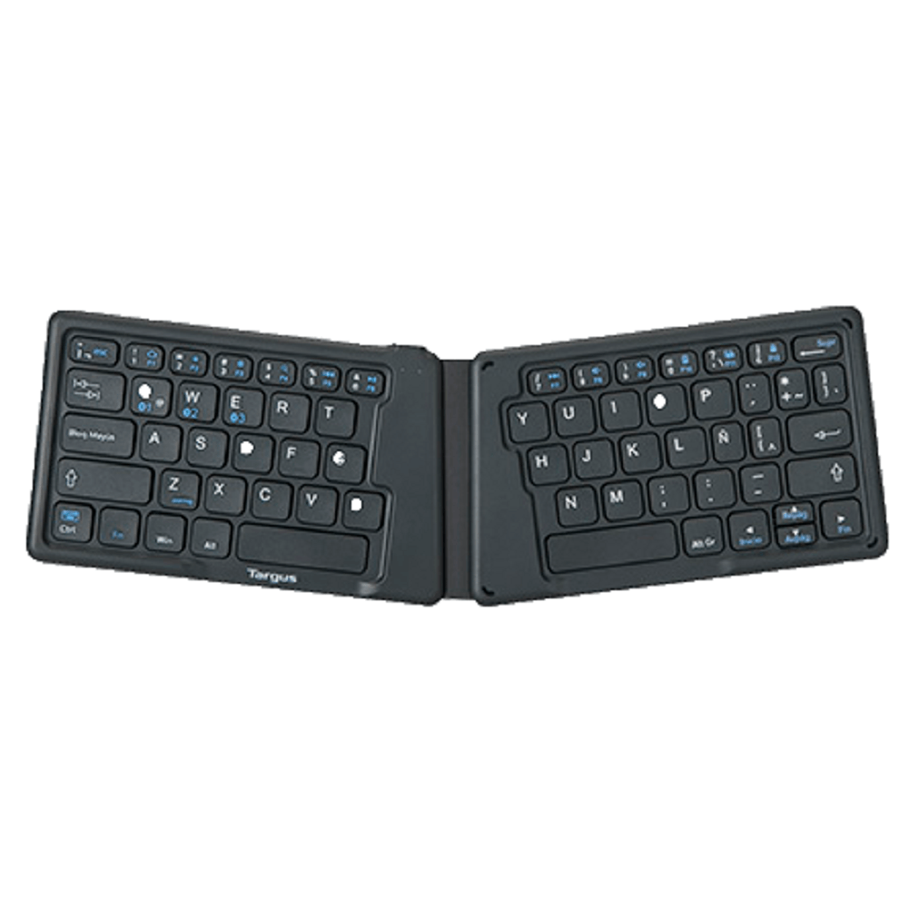 Teclado Inalámbrico Targus Akf003es Plegable Ergonómico Antimicrobial