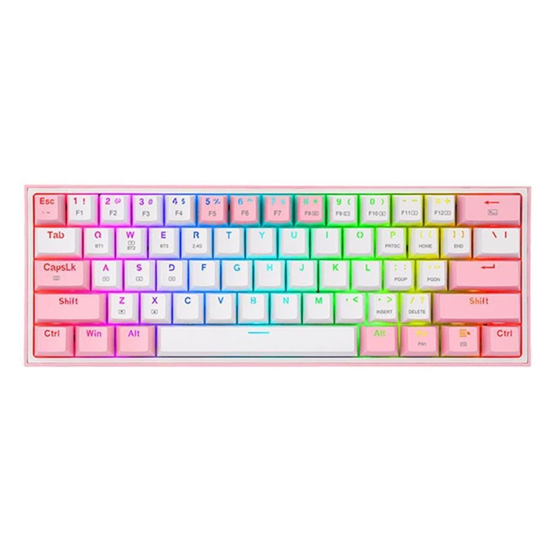 Teclado Redragon Fizz Pro K616 RGB Wireless Switch Red Español / White-Pink