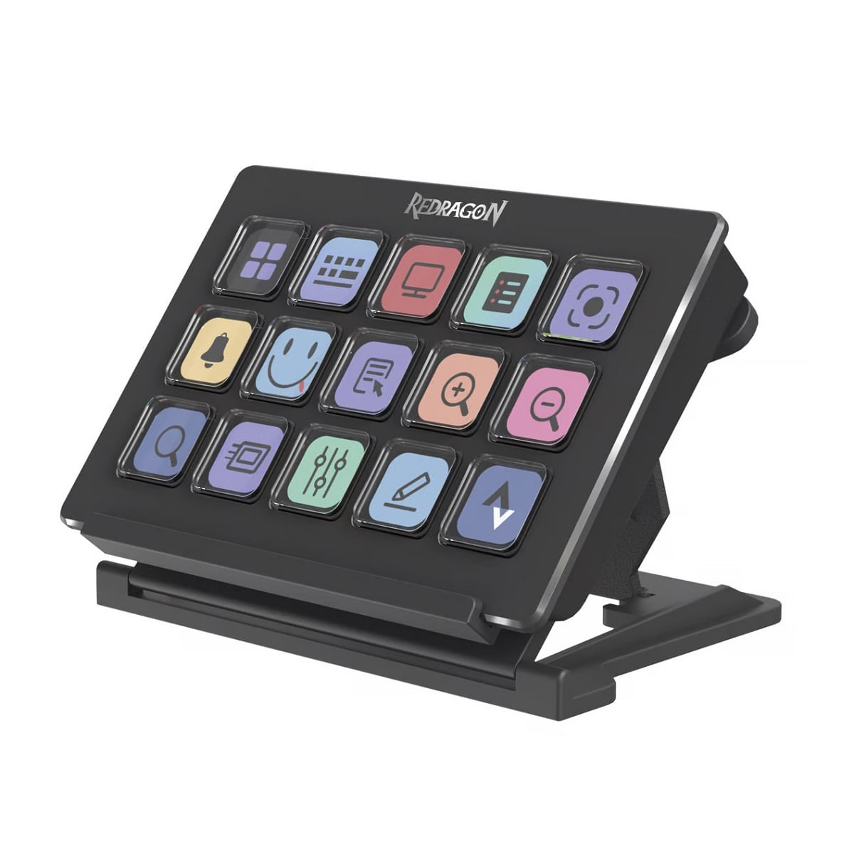 Teclado Redragon StreamCraft SS-550 con 15 Teclas LCD Personalizables