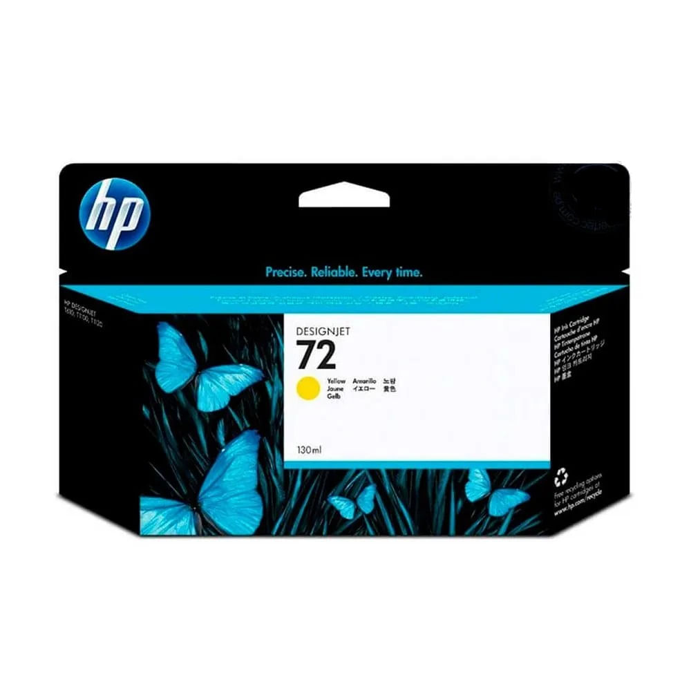Cartucho de Tinta HP 72 Yellow C9373A Original
