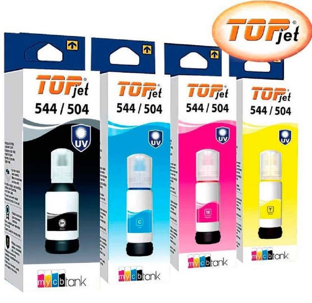 Kit De Tinta Topjet Genérica T504-544 Compatible