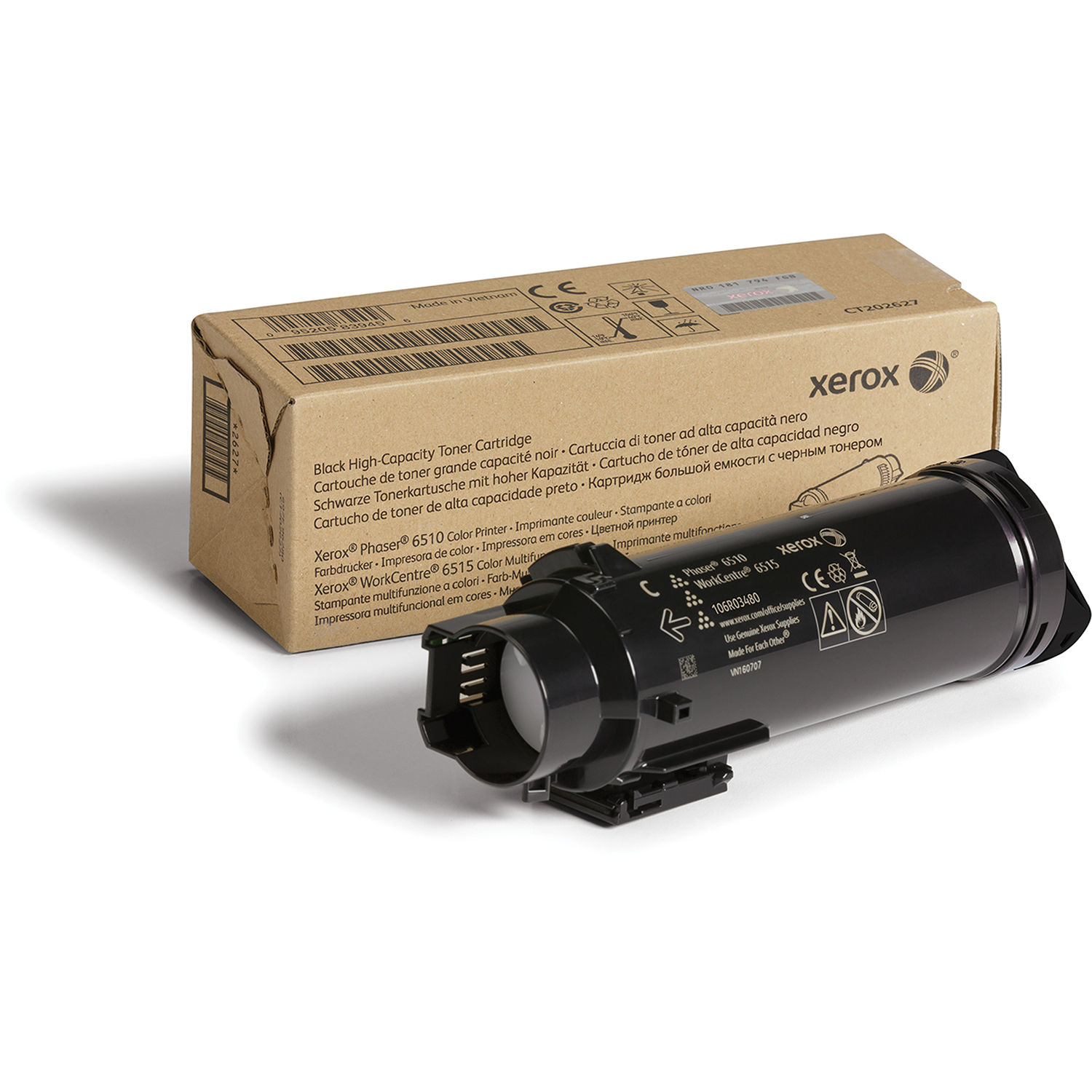 Toner Xerox Cyan 2400 Páginas Phaser WorkCentre 6510, 6515 - 106R03489