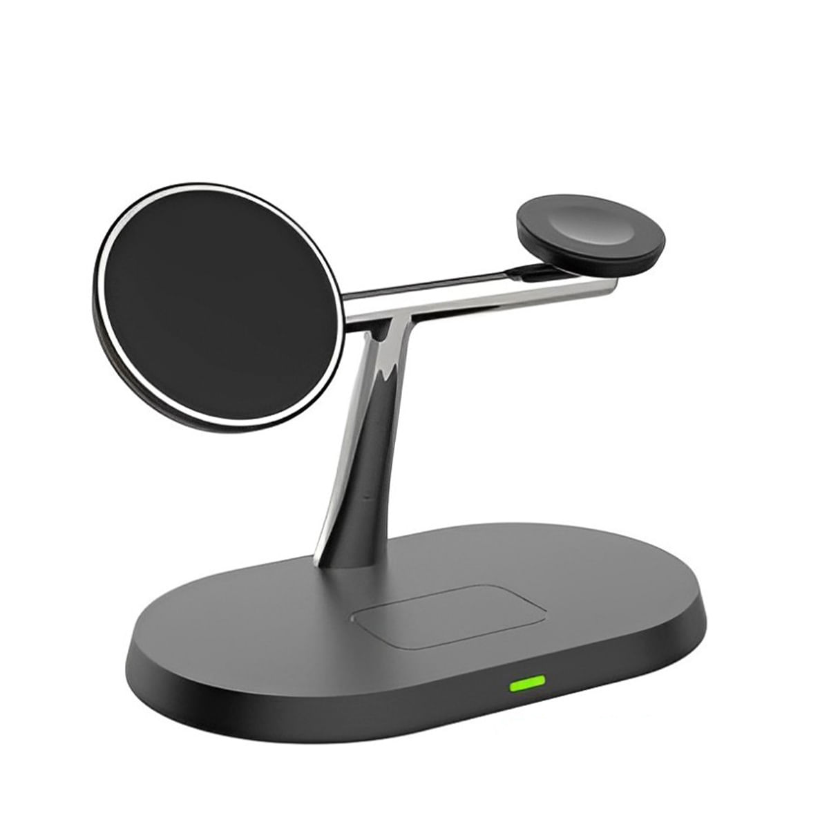 Cargador Inalámbrico 3 en 1 de 15W para IPhone | Negro