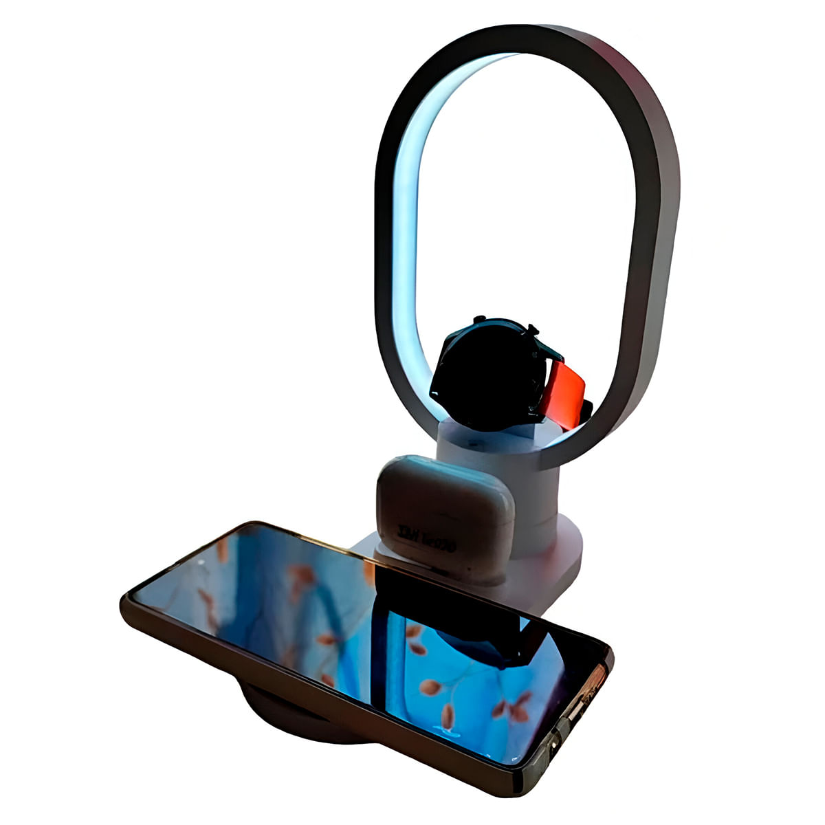 Cargador Inalámbrico 4 en 1 Carga Rápida | Negro