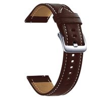 Correa gt3 PRO 46mm Huawei de CUERO MARRON OSCURO