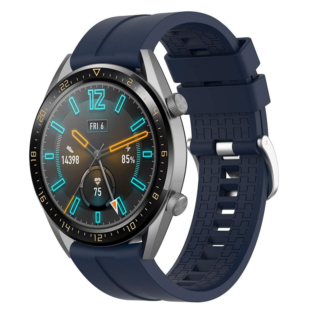 Correa gt4 46mm Huawei de silicona Azul