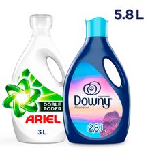 pack-detergente-liquido-ariel-concentrado-galonera-3000ml-suavizante-concentrado-liquido-downy-amanecer-2-8l