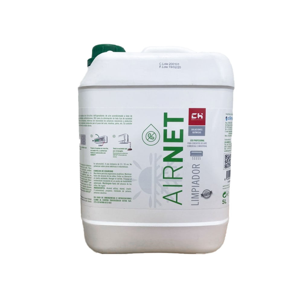 Airnet Limpiador de Aire Acondicionado, Galonera 5 Lts