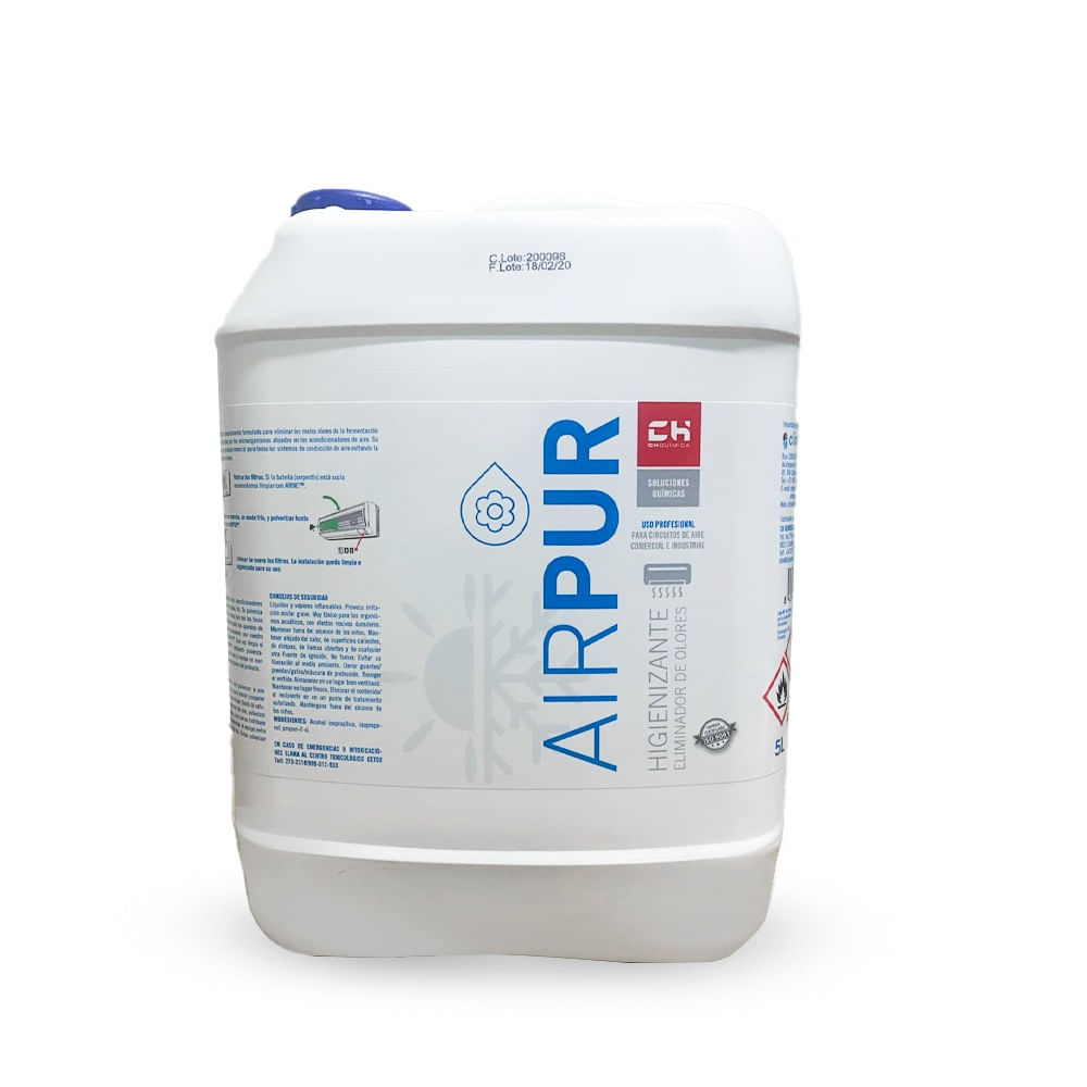 Airpur Limpiador de Aire Acondicionado, Galonera 5 Lts