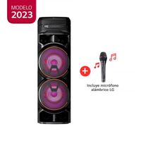 Torre de Sonido LG XBOOM con Bluetooth y Karaoke RNC9 con Micrófono