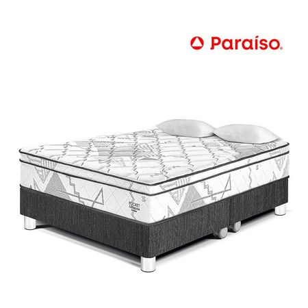 Cama Pocket Advance King - Charcoal