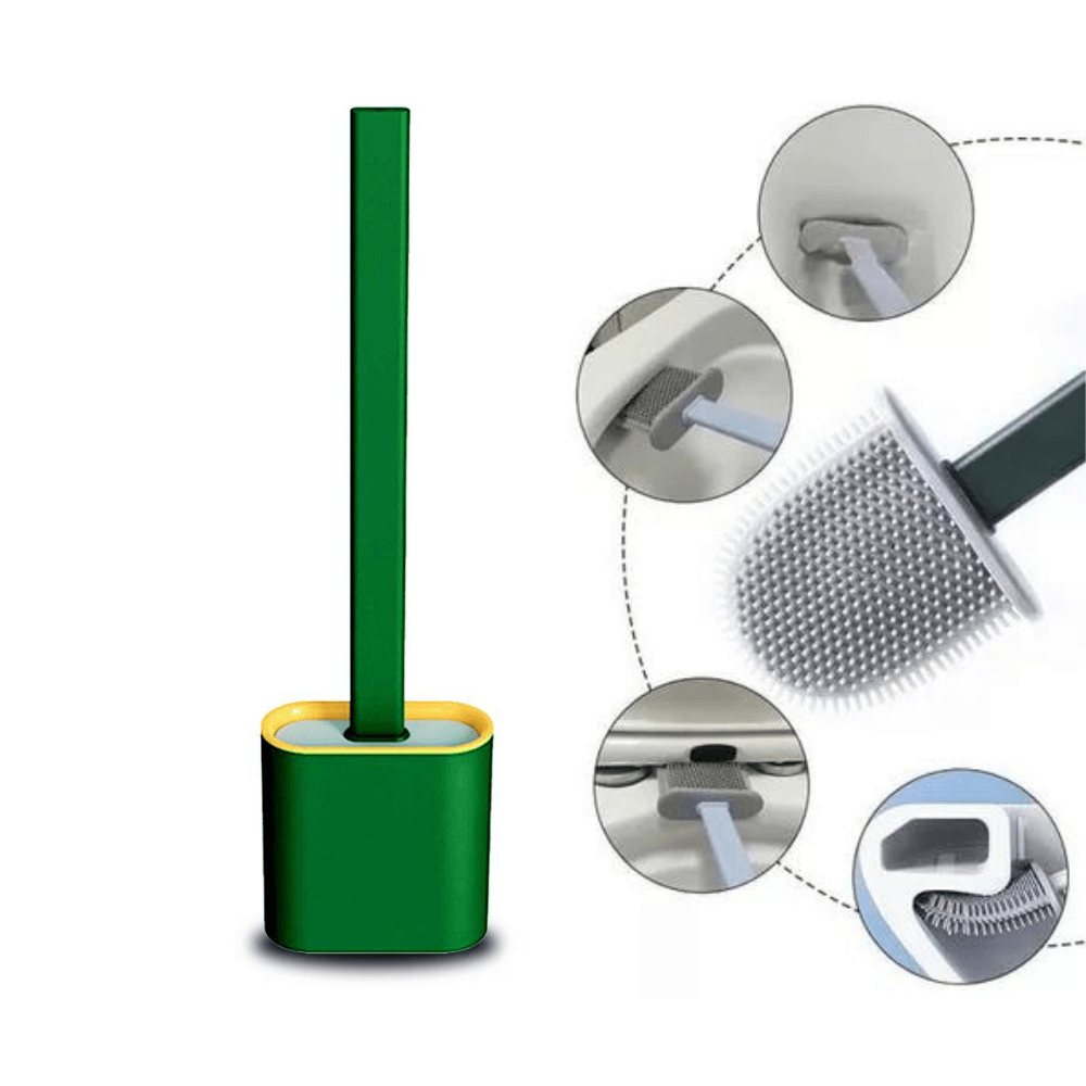 Cepillo de Silicona para Inodoro