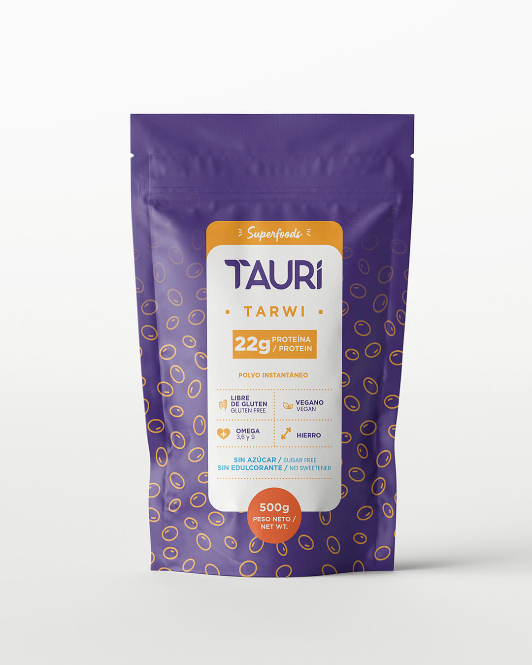 Tarwi en Polvo 500 Gr Fuente de Proteina Vegetal