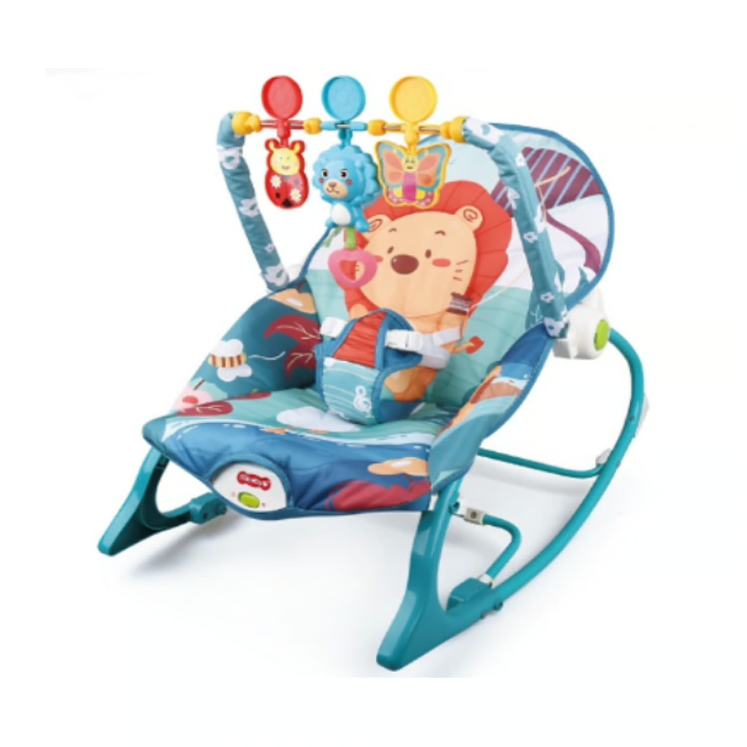 Silla Mecedora para Bebe color Celeste