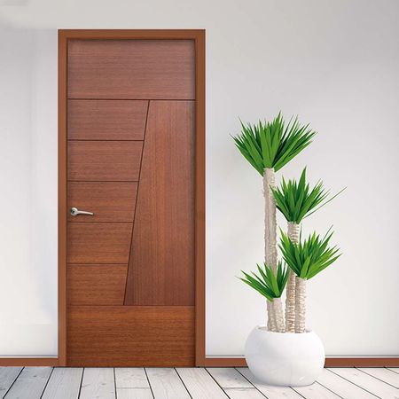 Puerta principal Kallpa Ced 85cm + marco + 4 bisagras Dimfer