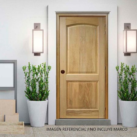 Puerta Ext madera Caoba bl Nat Dakar 45x95x2.07