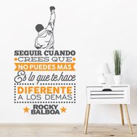 Vinilo Decorativo Seguir para pared Stickart Mediano 55 x 95 cm alto