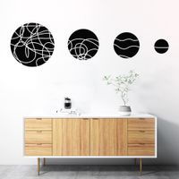 Vinilo Decorativo Esferas para pared Stickart Pequeño 90 x 25 cm alto