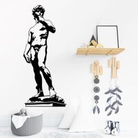 Vinilo Decorativo David para pared Stickart Pequeño 80 x 34 cm alto