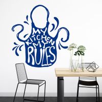 Vinilo Decorativo Mandíl para pared Stickart Mediano 69 x 75 cm alto