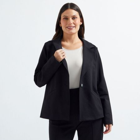 Blazer Zafin Mujer Power NEGRO L