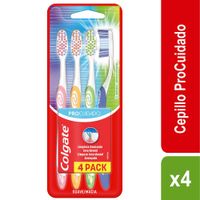 Cepillo de Dientes COLGATE Pro Cuidado 4un