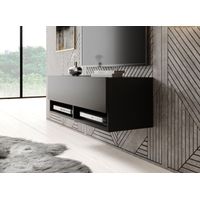 Mesa de TV Flotante Argos color Negro 1 puerta TU MESITA